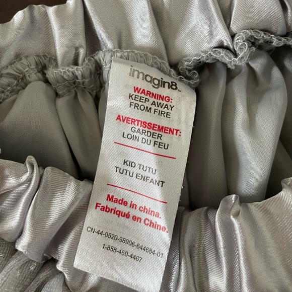 Silver glitter tutu, toddler 1-4y - Picture 3 of 4